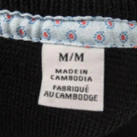 Robert Graham Mens Medium Full-Zip Sweater, NEW - Picture 2 of 4